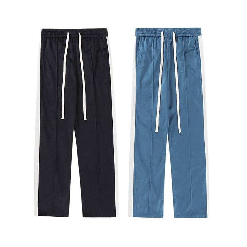 Loose-Fitting Casual Retro Clash Pants