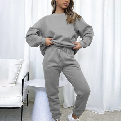 Casual Sweatshirt And Pants Set
