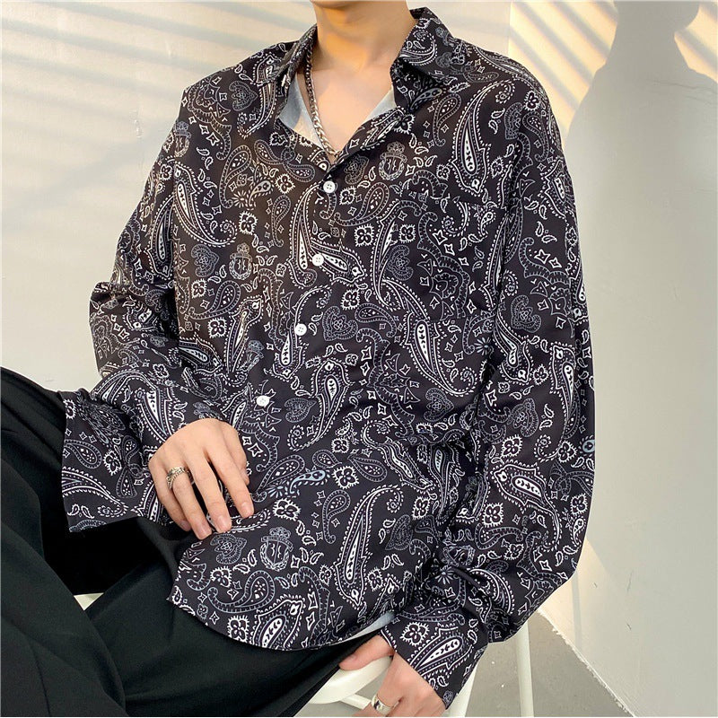 Temperament Fashion Casual Printed Shirt
