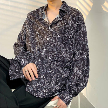Temperament Fashion Casual Printed Shirt