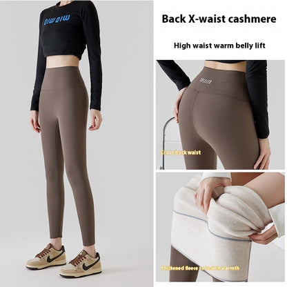 High Waist Cashmere Thermal Leggings