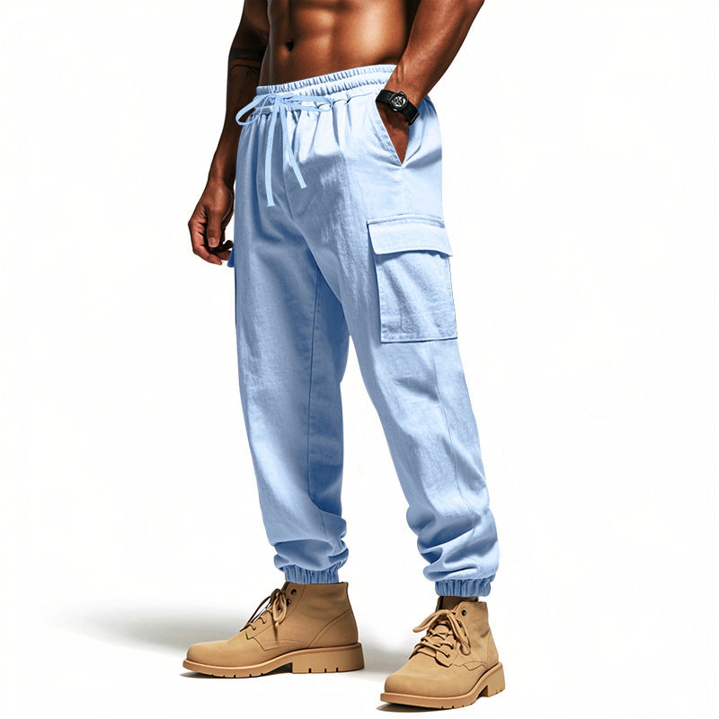 Loose Multi-Pocket Workwear Pants