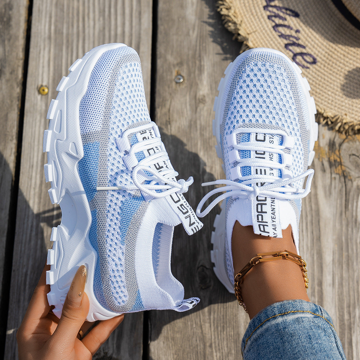 Fly-Knit Mesh Breathable Shoes