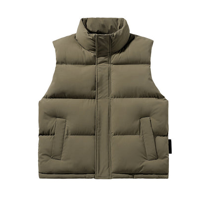 Couple Sleeveless Cotton-Padded Jacket Vest