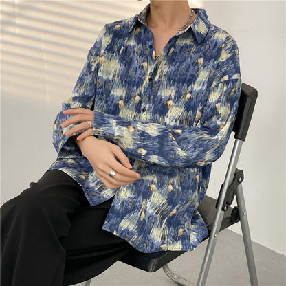 Temperament Fashion Casual Printed Shirt