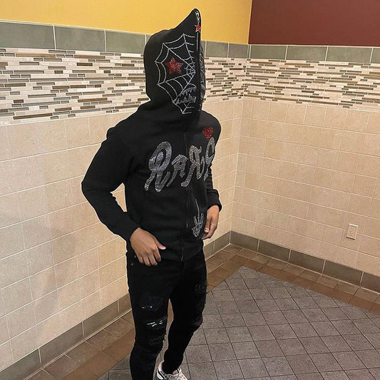 Spiderweb Zip-Up Fleece