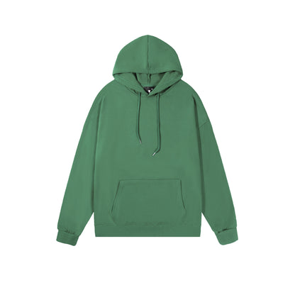 Men Drop-Shoulder Loose Hooded Sweatshirt