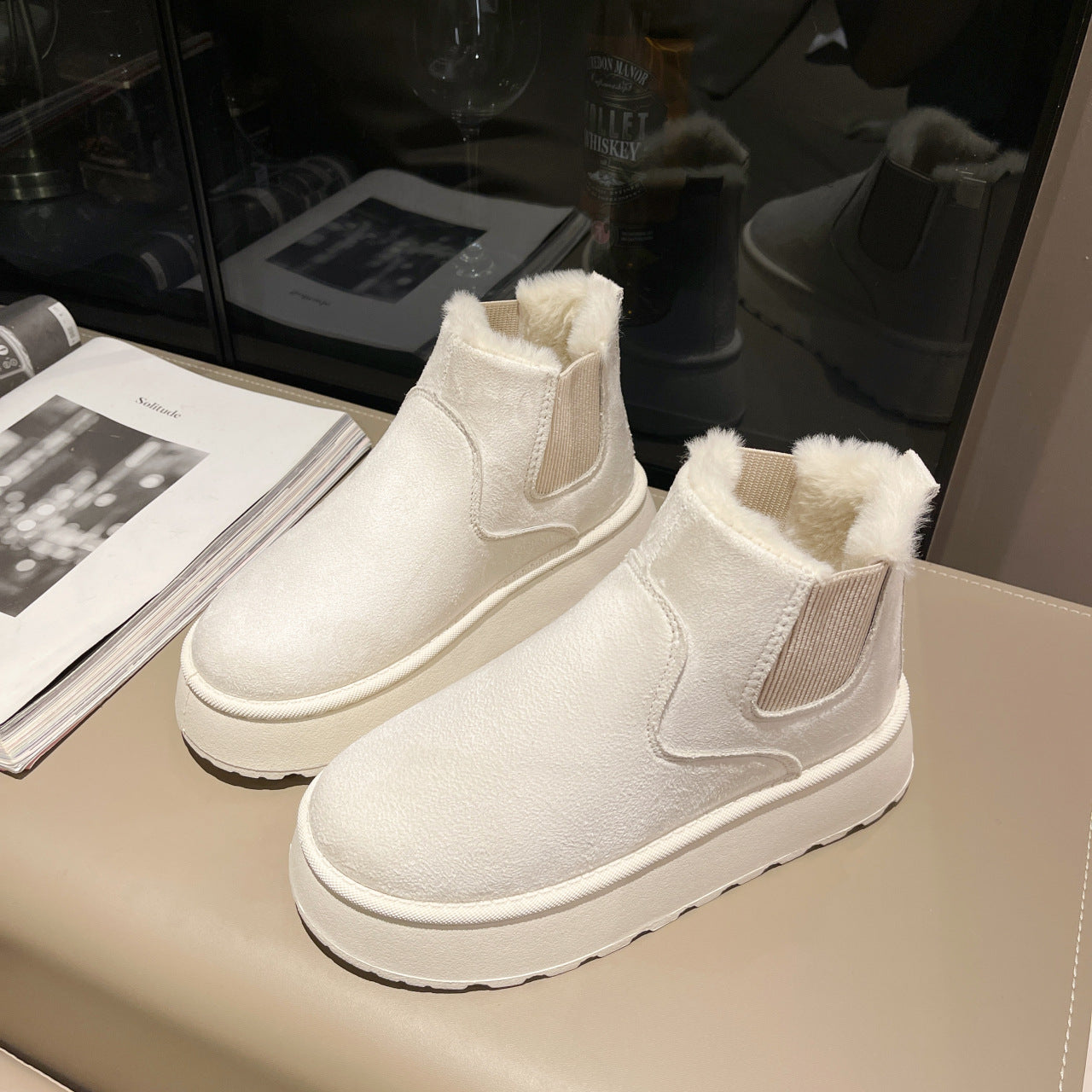 Fleece Thick Snow Boots