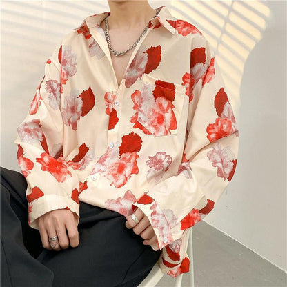 Temperament Fashion Casual Printed Shirt