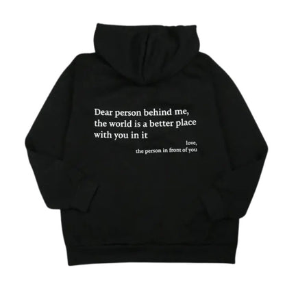 ‘You are enough’ Zip-up Hoodie