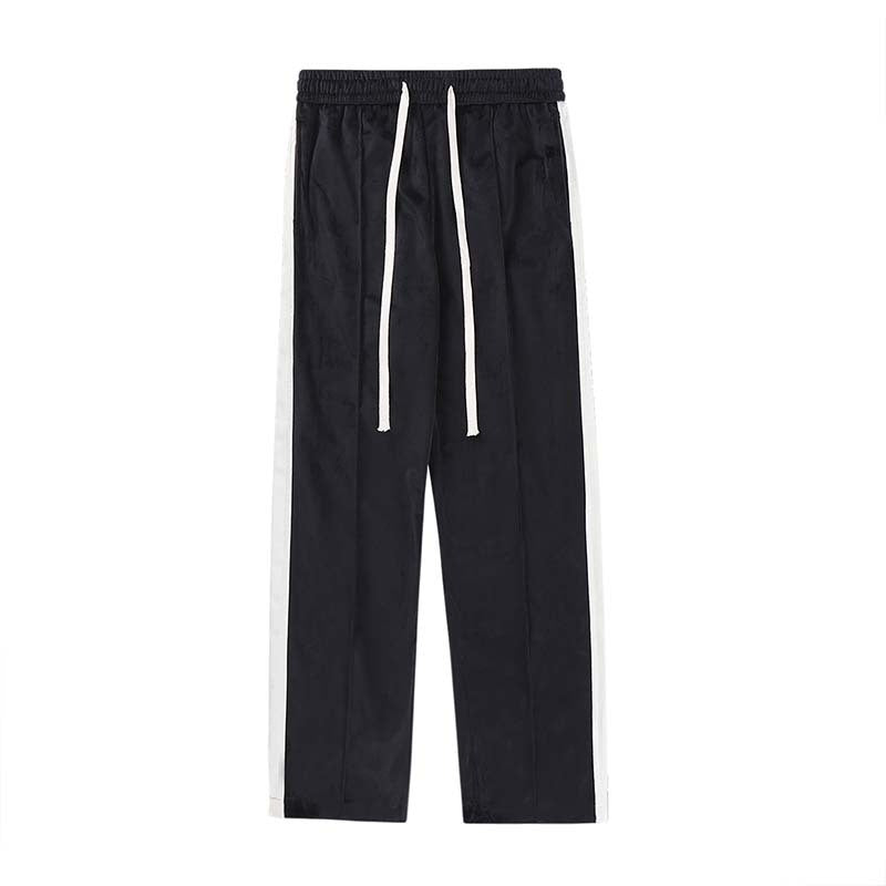 Loose-Fitting Casual Retro Clash Pants