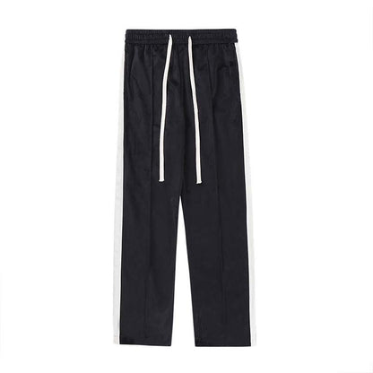 Loose-Fitting Casual Retro Clash Pants