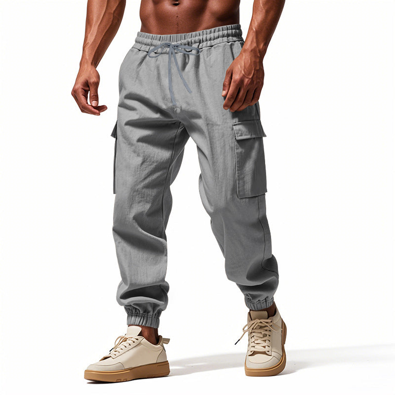 Loose Multi-Pocket Workwear Pants