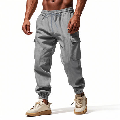 Loose Multi-Pocket Workwear Pants