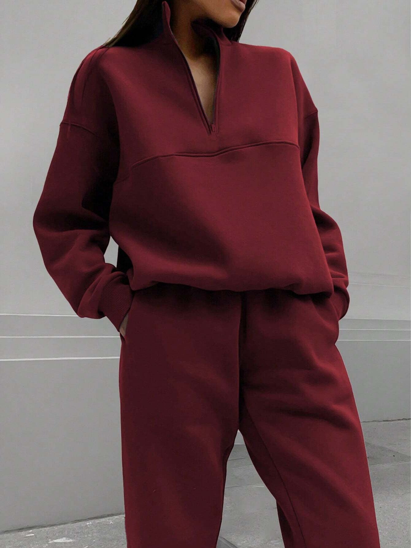 Long-Sleeved Sports Sweatshirt Suit