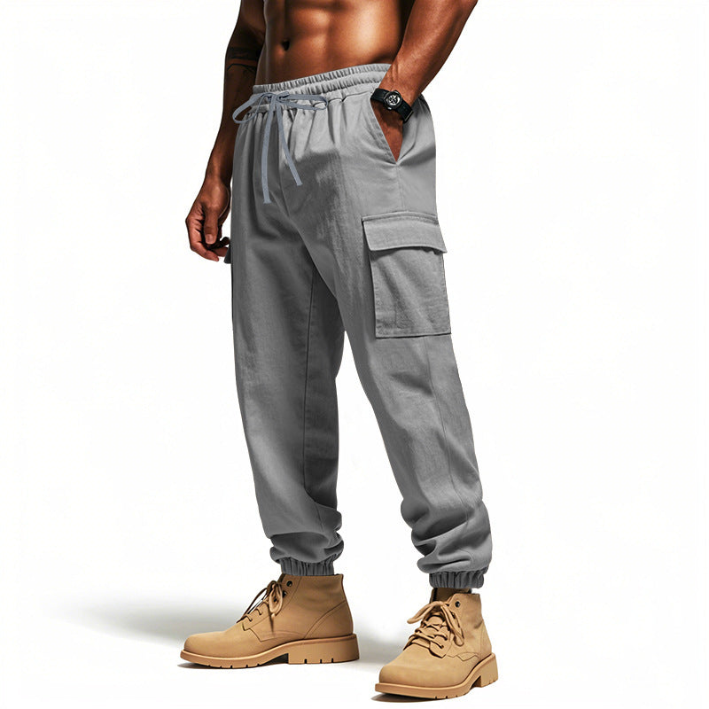 Loose Multi-Pocket Workwear Pants