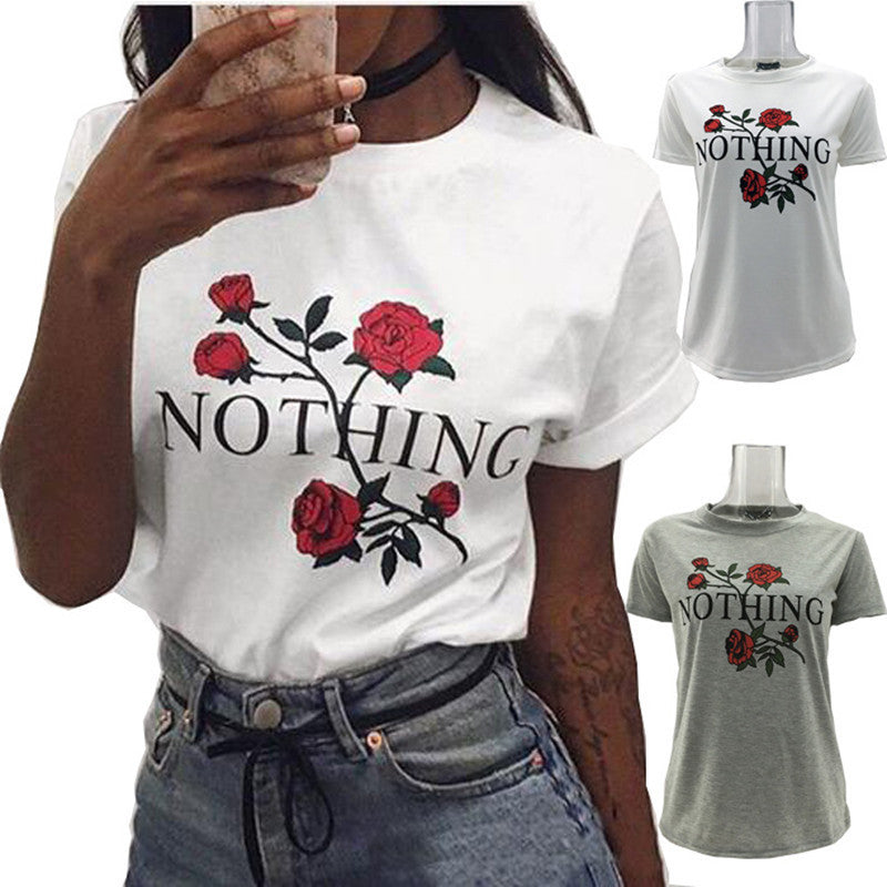 Rose Casual Blouse Shirt