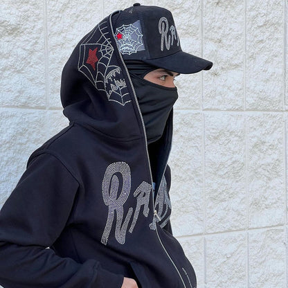 Spiderweb Zip-Up Fleece