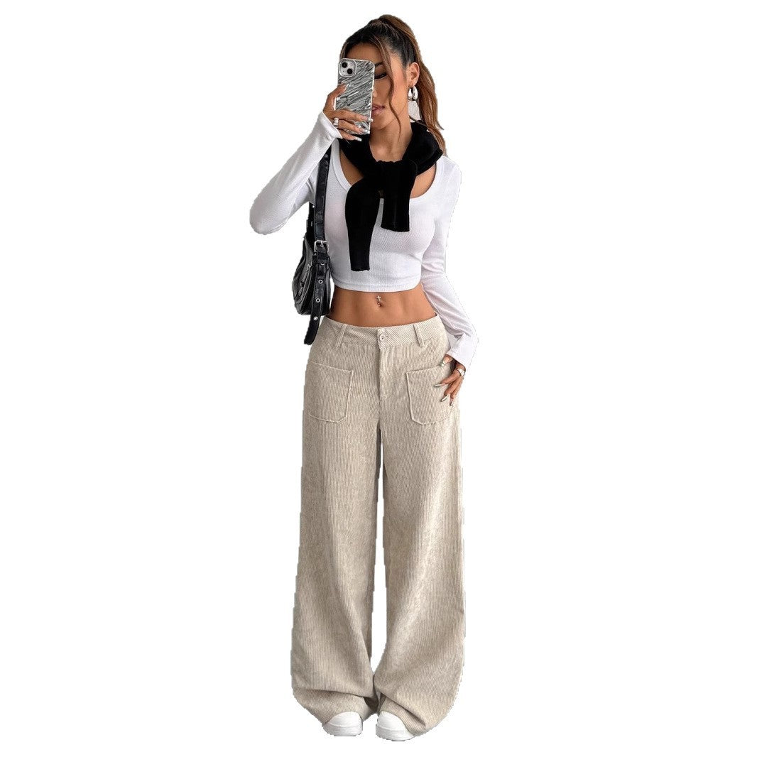 Corduroy Loose Fashion Pants