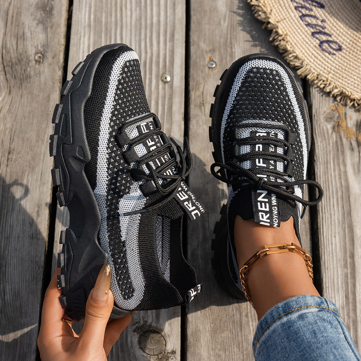 Fly-Knit Mesh Breathable Shoes