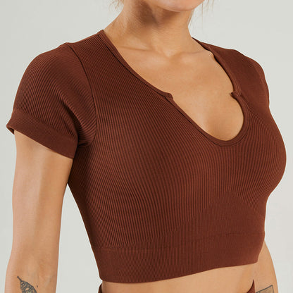 Knitted High Waist Yoga Suit