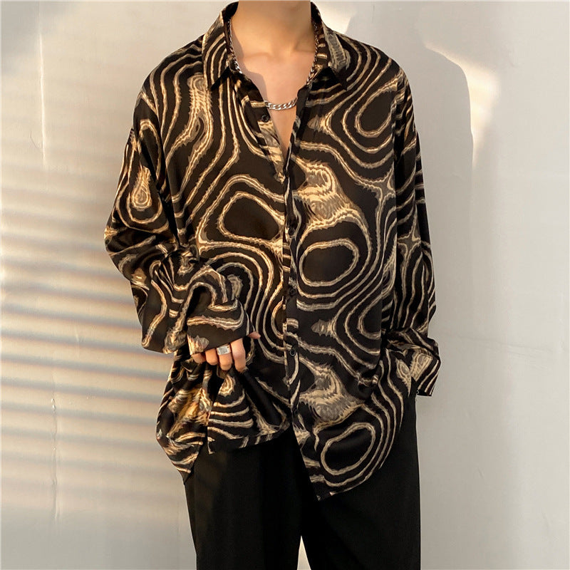 Temperament Fashion Casual Printed Shirt