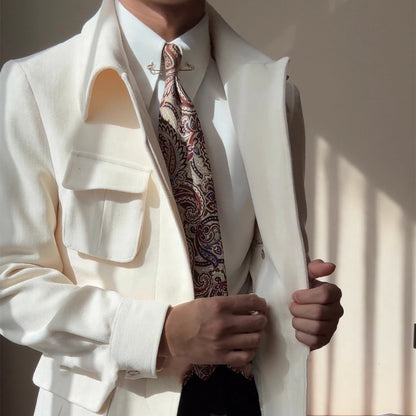 Retro Brushed Warm Mid-Length Coat